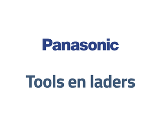 Panasonic tools en laders