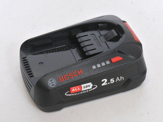 Bosch  18 v 2,5 Ah  li ion accu PBA model