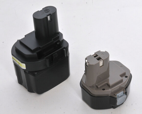 Makita 14.4 ah accu verloop naar Li ion