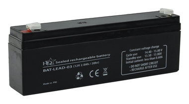 12 v. loodaccu 2,3 Ah 178x34x66 mm Nr:03