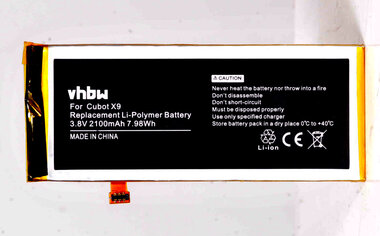 Cubot X9 batterij