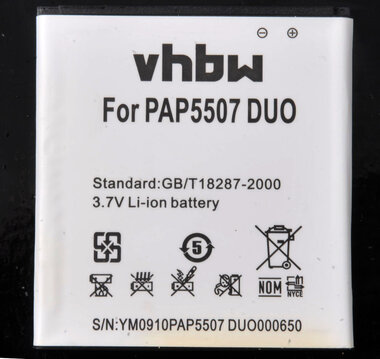 telefoon batterij Prestigio MultiPhone 5500 Duo PAP5500 DUO)