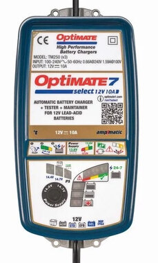 Optimate 7  voor 12 en 24 volt accu s top van de line