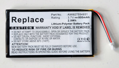 SONY PRS-600, Li-Polymer, 3,7V, 800mAh,