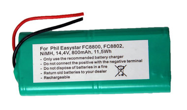 Philips batterij voor de  Easystar FC8800,  FC8802