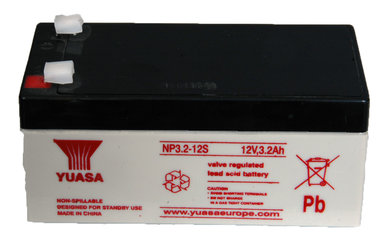 12 v. loodaccu 3,2 Ah  Nr:06 132x61x67 mm