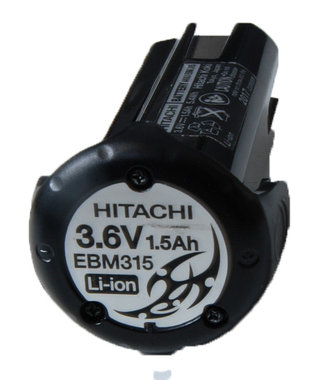 Hitachi 3,6 v Hitachi accu org EBM 315