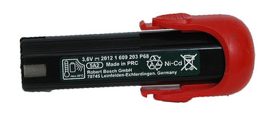 Bosch 3.6 volt originele accu voor de PTK en PSR (omruilaccu)