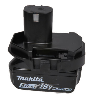 Makita adapter voor 18 volt machines met Li ion accu