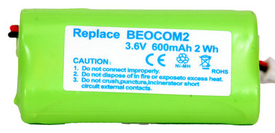 B&O BeoCom 2, NiMH, 3,6V, 600mAh batterij