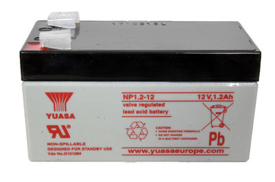 Yuasa accu 12 volt 1,2 Ah