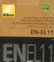 Nikon EN-EL 11 accu  3,7 volt  680 mAh_